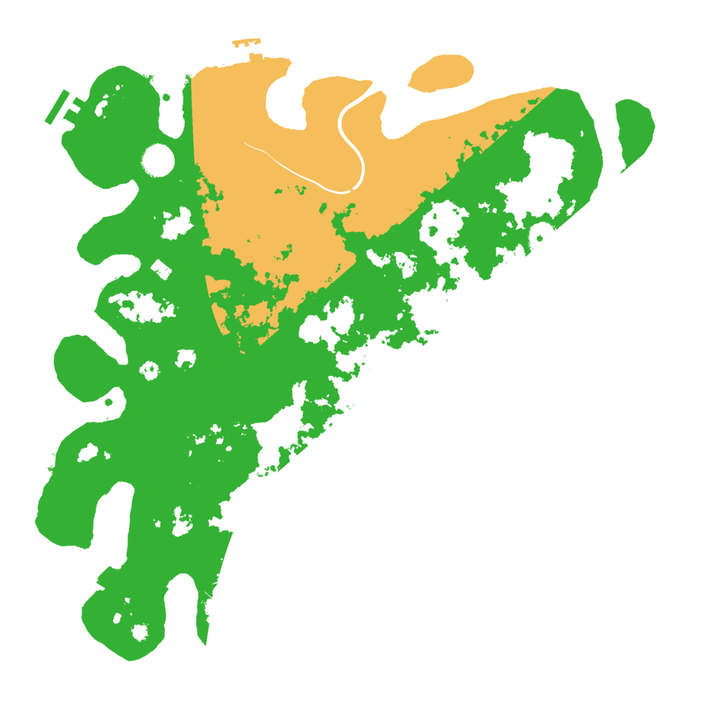 Biome Rust Map: Procedural Map, Size: 3850, Seed: 65432