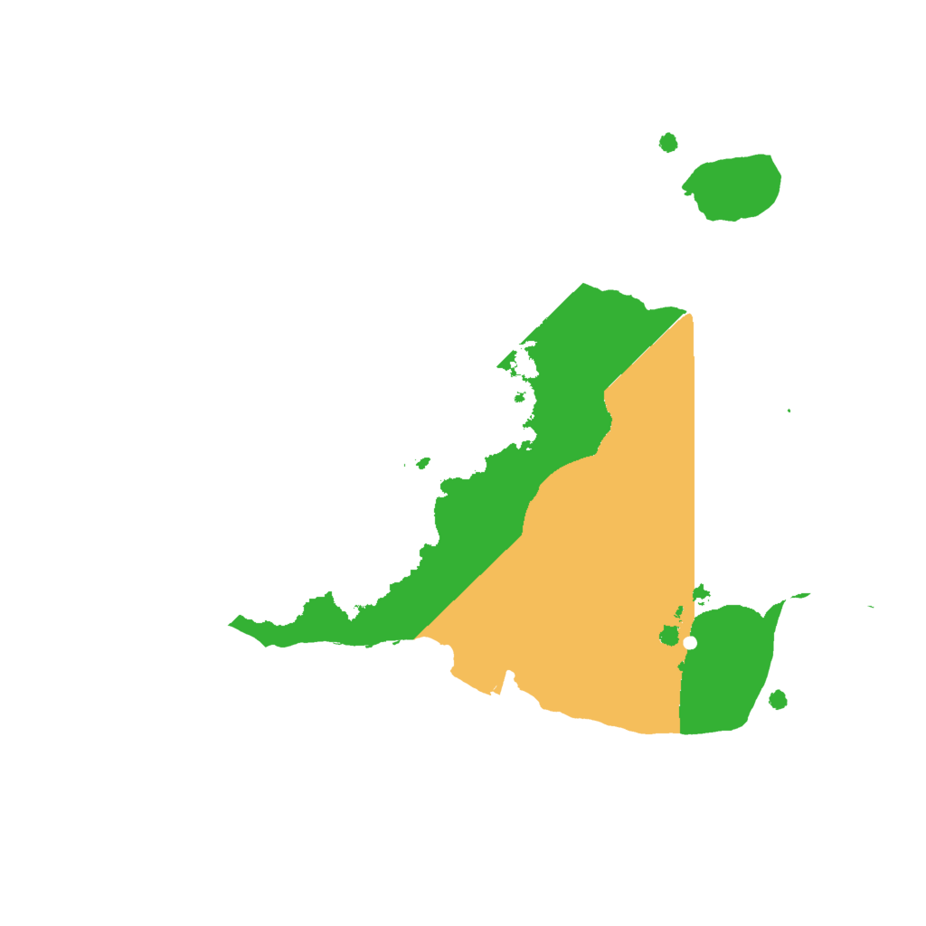 Biome Rust Map: Procedural Map, Size: 2000, Seed: 973322899