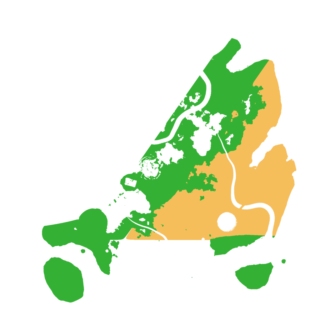 Biome Rust Map: Procedural Map, Size: 3000, Seed: 87707981