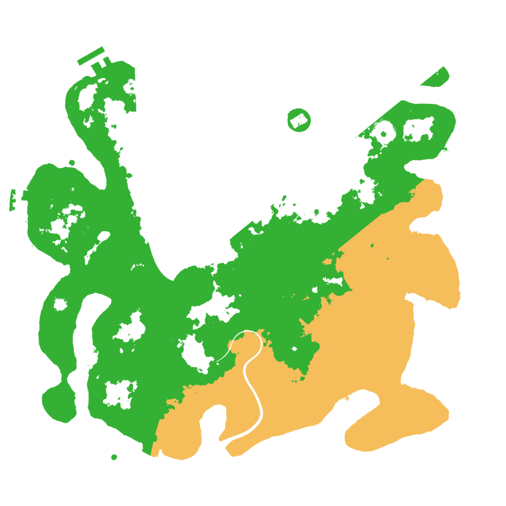 Biome Rust Map: Procedural Map, Size: 3500, Seed: 9859876