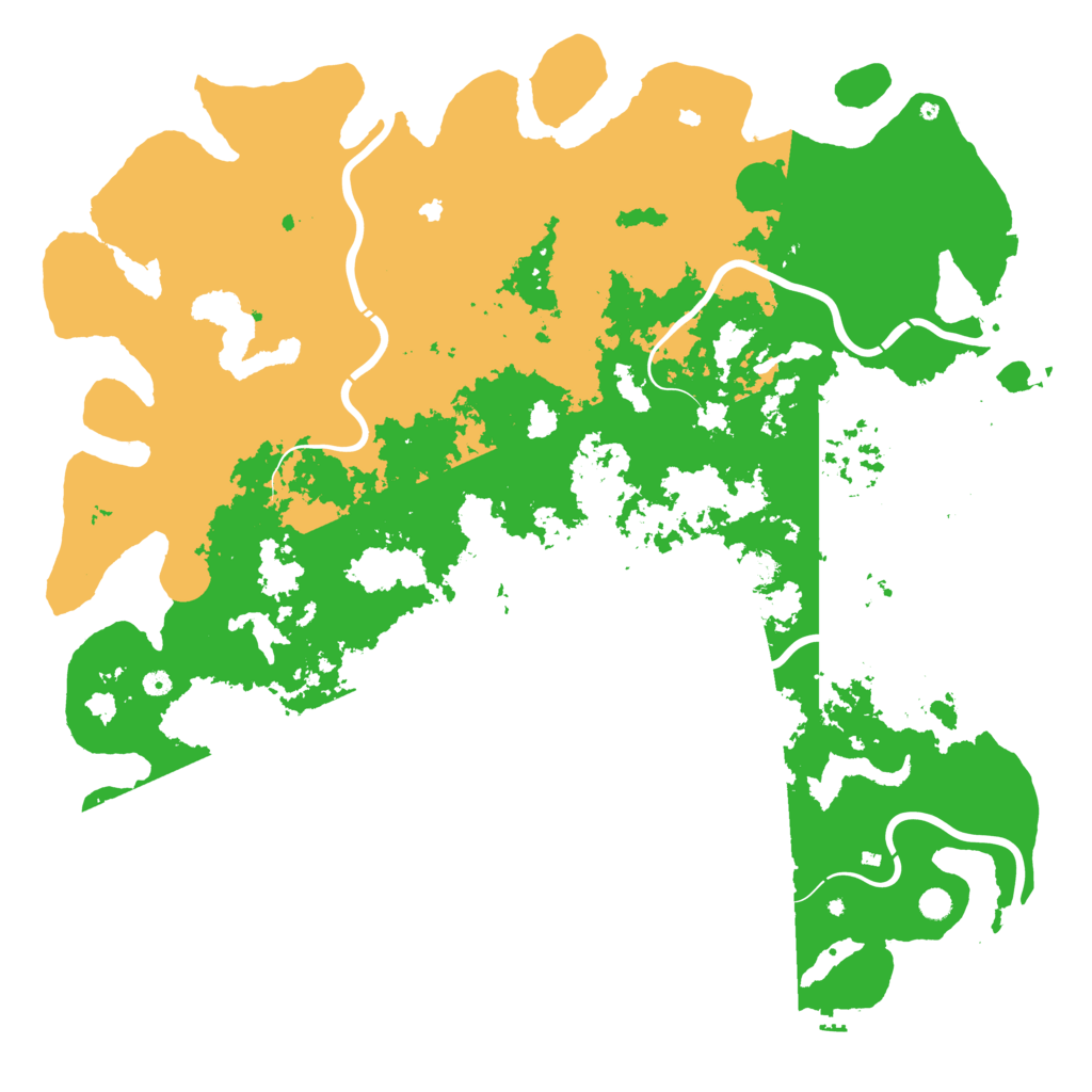 Biome Rust Map: Procedural Map, Size: 6000, Seed: 356948420
