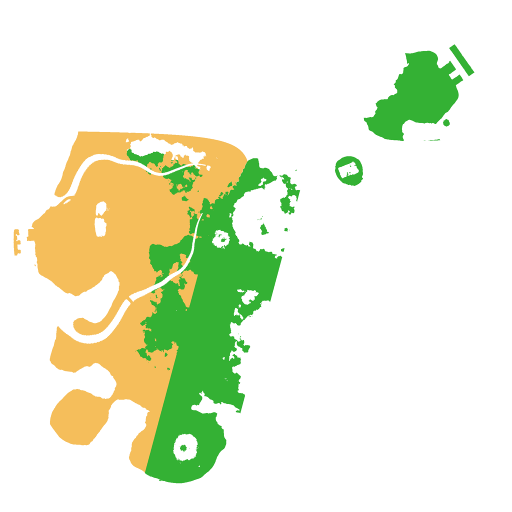 Biome Rust Map: Procedural Map, Size: 3000, Seed: 602881409