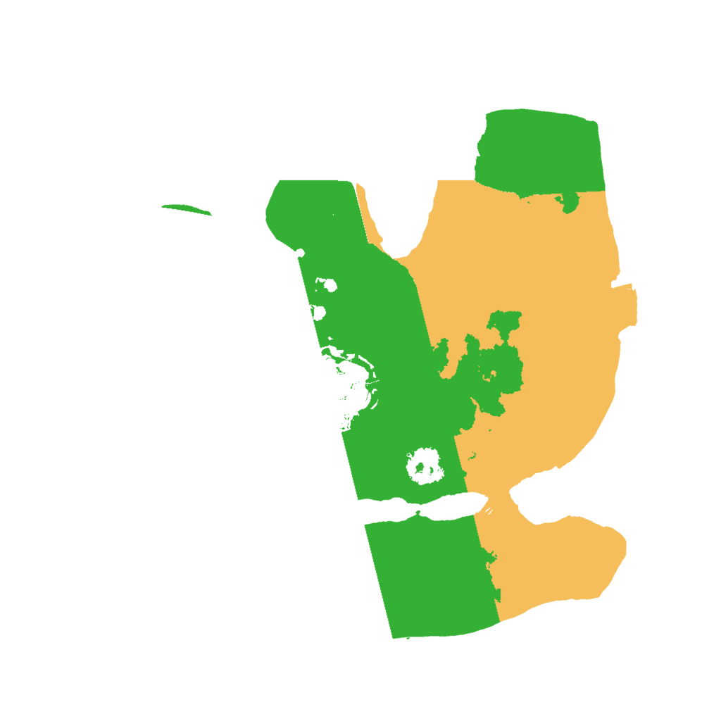 Biome Rust Map: Procedural Map, Size: 2000, Seed: 23421