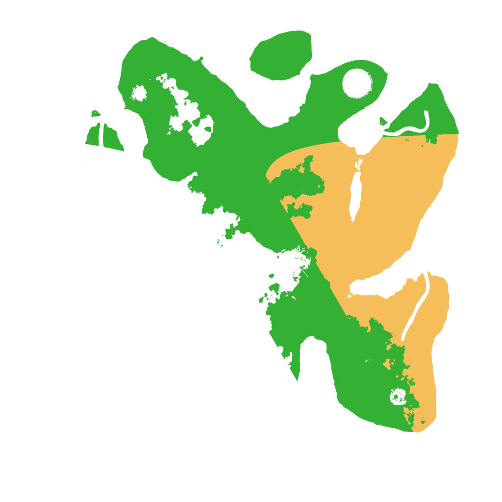 Biome Rust Map: Procedural Map, Size: 3000, Seed: 12098