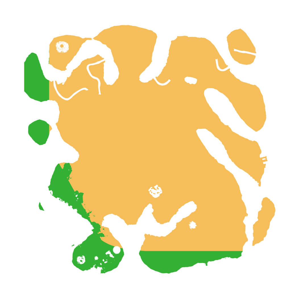 Biome Rust Map: Procedural Map, Size: 3500, Seed: 2033445148