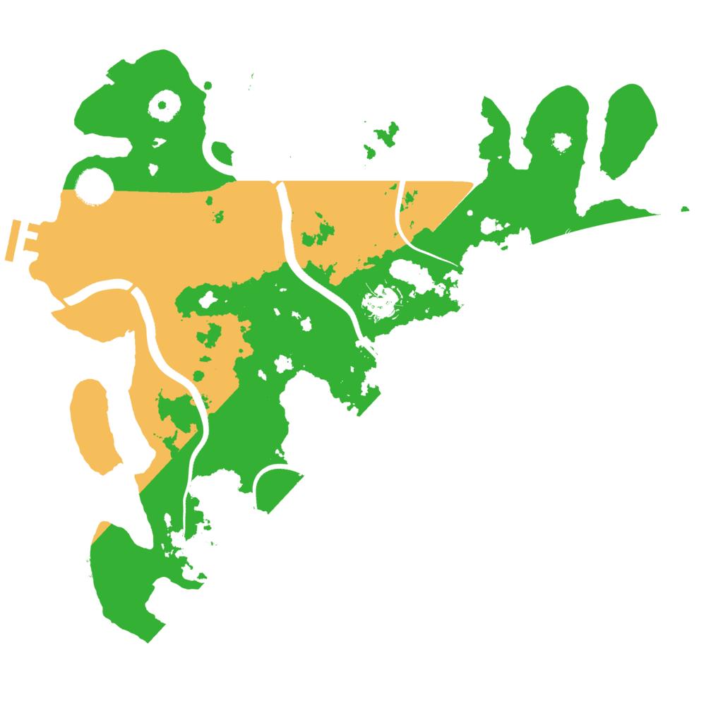 Biome Rust Map: Procedural Map, Size: 3500, Seed: 694336922