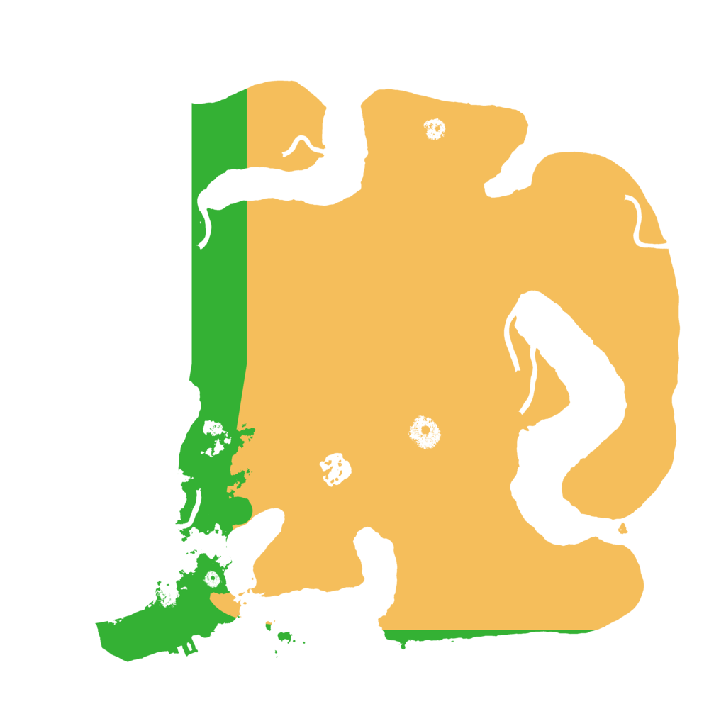 Biome Rust Map: Procedural Map, Size: 3500, Seed: 1499292610