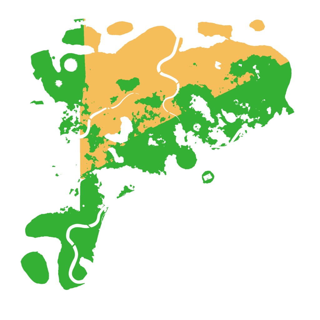 Biome Rust Map: Procedural Map, Size: 4300, Seed: 55147