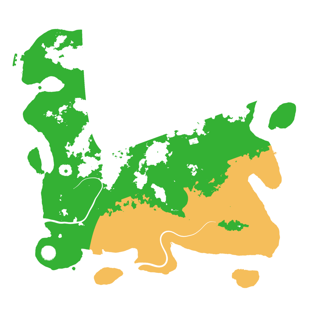 Biome Rust Map: Procedural Map, Size: 3700, Seed: 2113788367