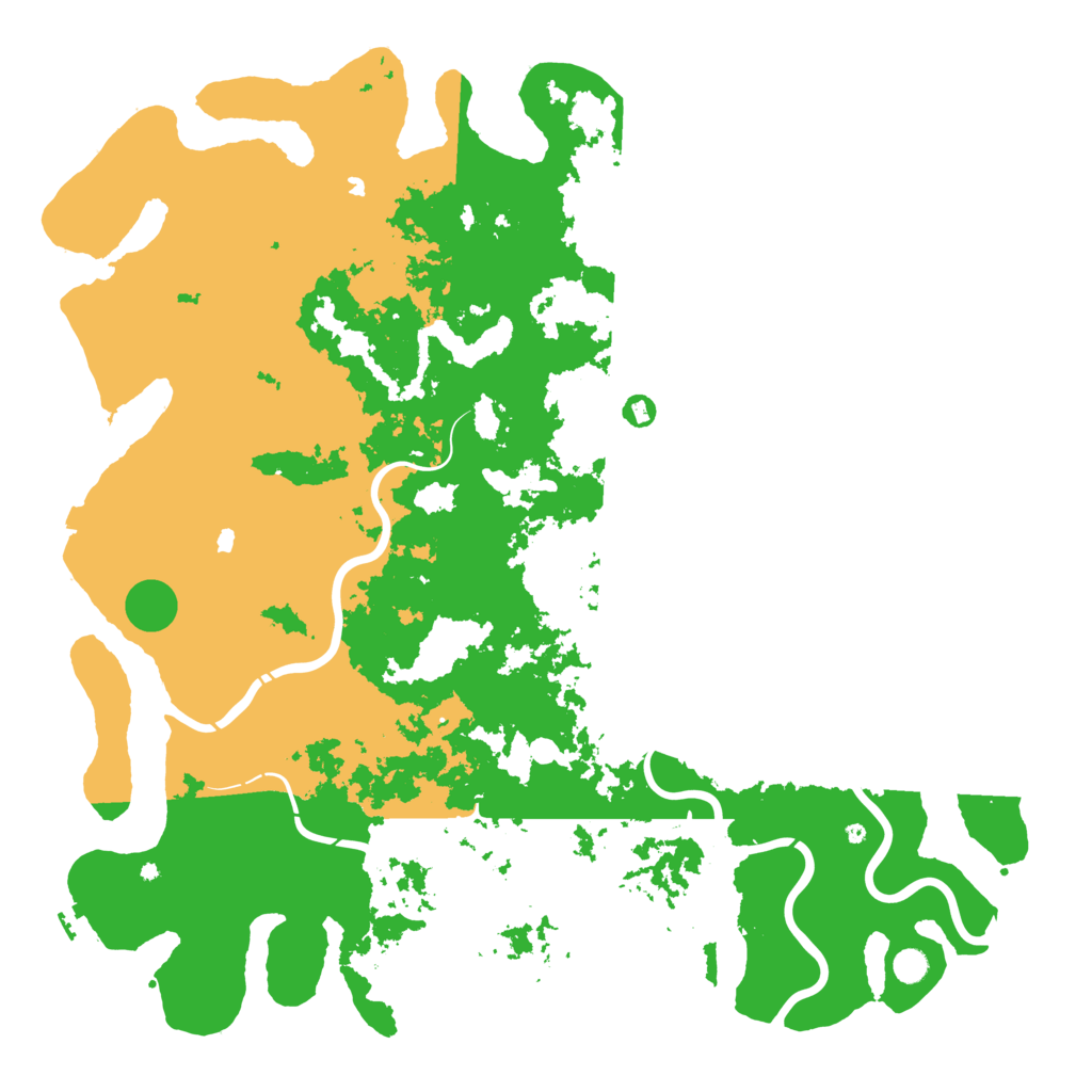 Biome Rust Map: Procedural Map, Size: 5500, Seed: 234543