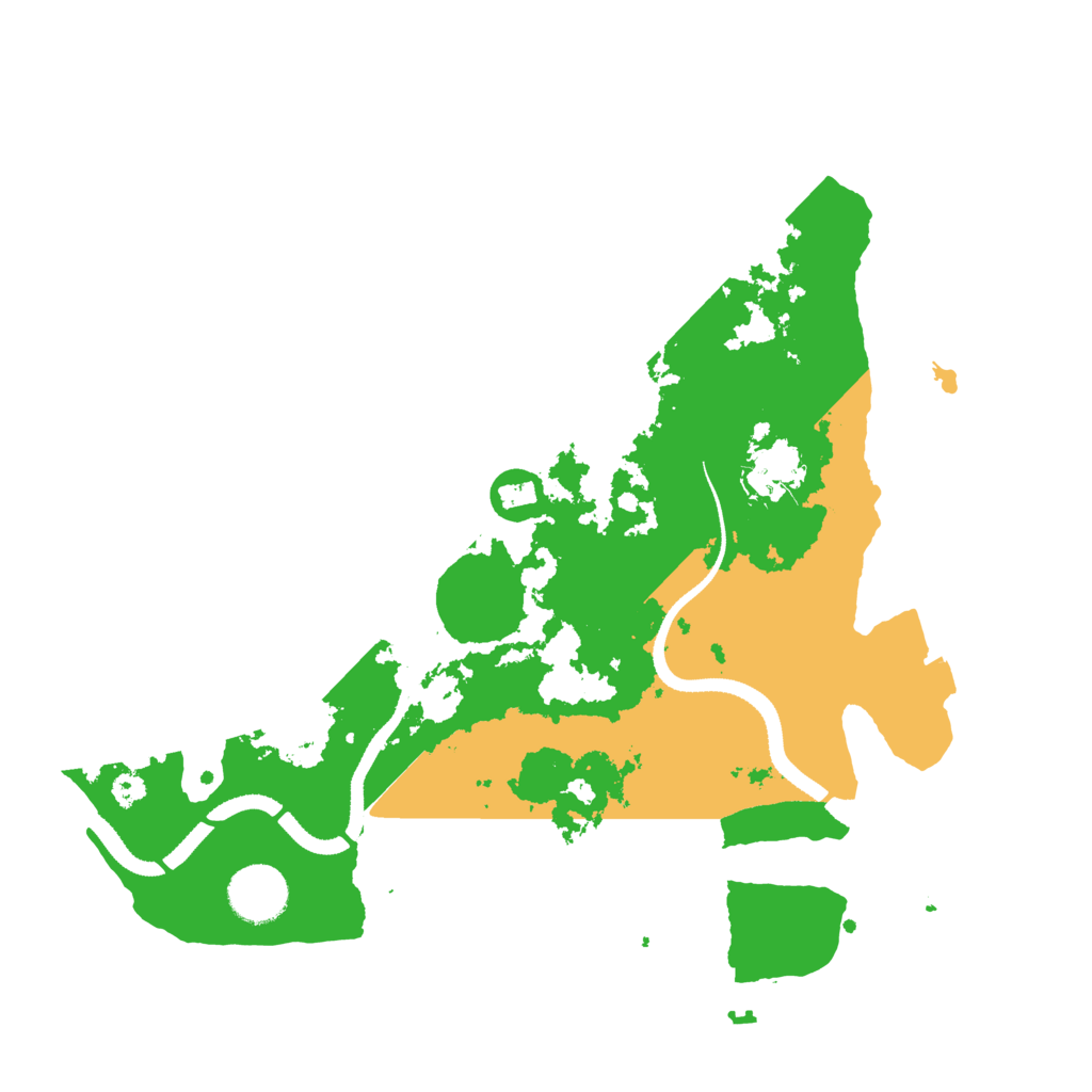Biome Rust Map: Procedural Map, Size: 3300, Seed: 1034207711