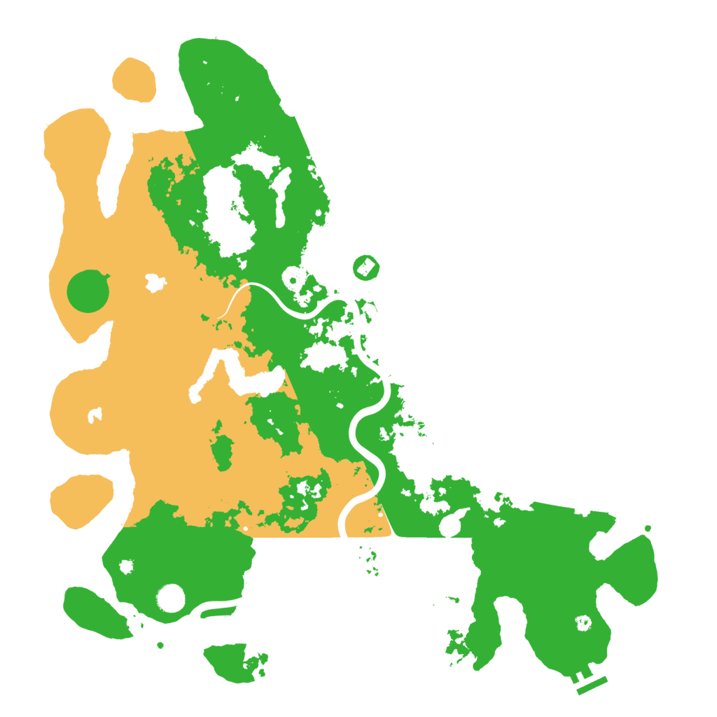 Biome Rust Map: Procedural Map, Size: 4500, Seed: 13666777