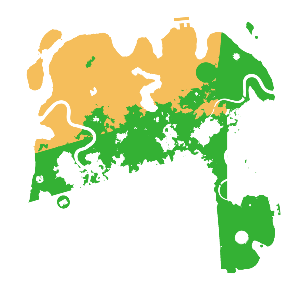 Biome Rust Map: Procedural Map, Size: 4000, Seed: 889357408