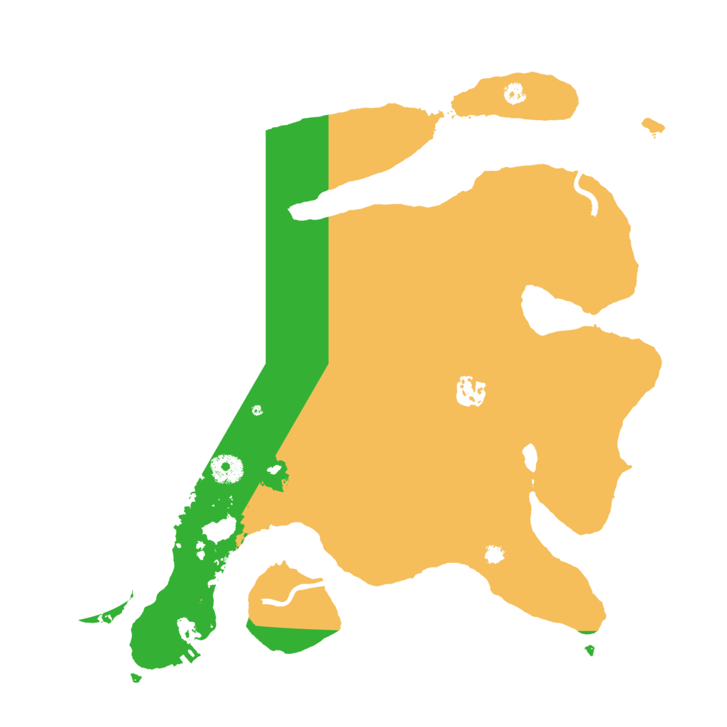 Biome Rust Map: Procedural Map, Size: 3500, Seed: 13482165