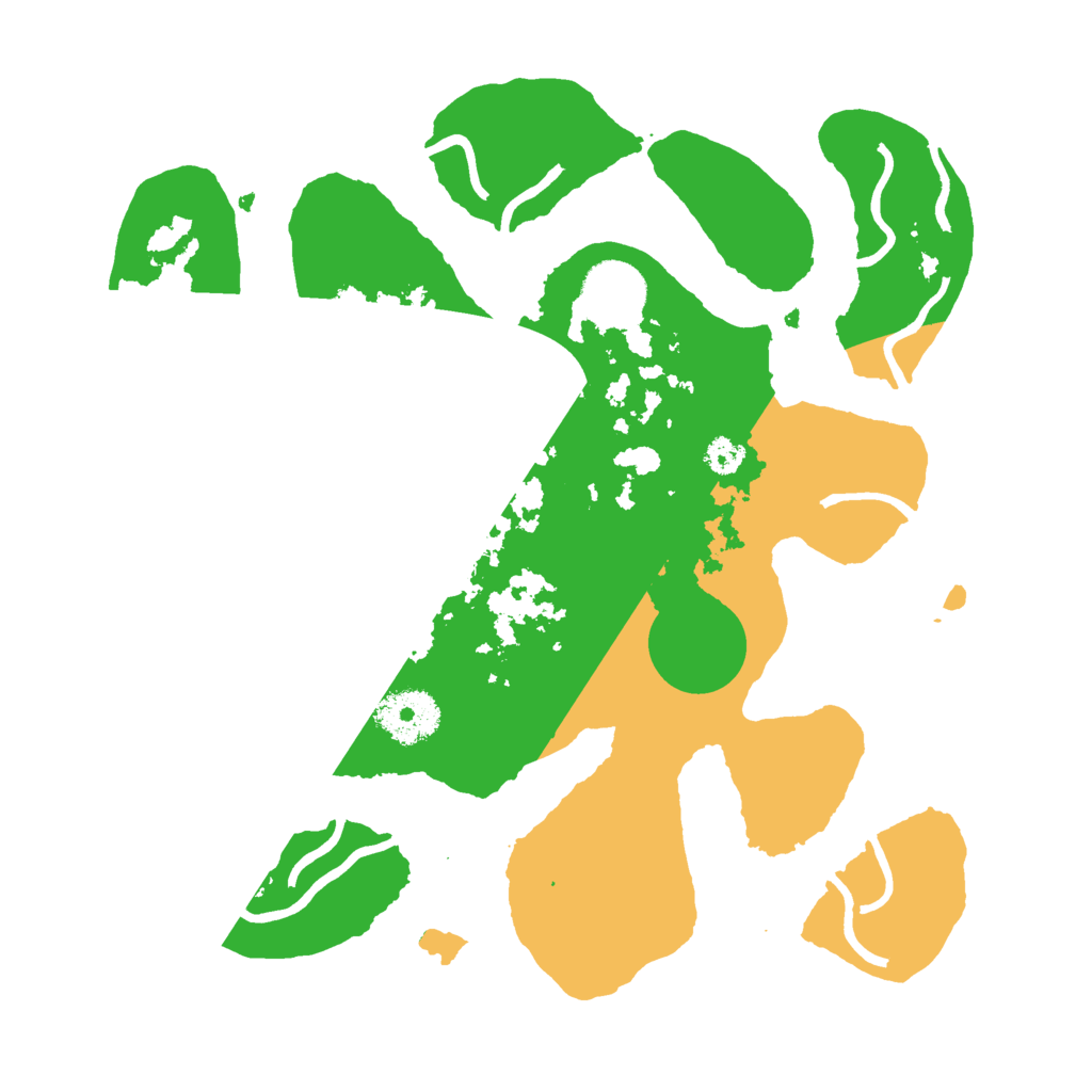 Biome Rust Map: Procedural Map, Size: 3000, Seed: 19573