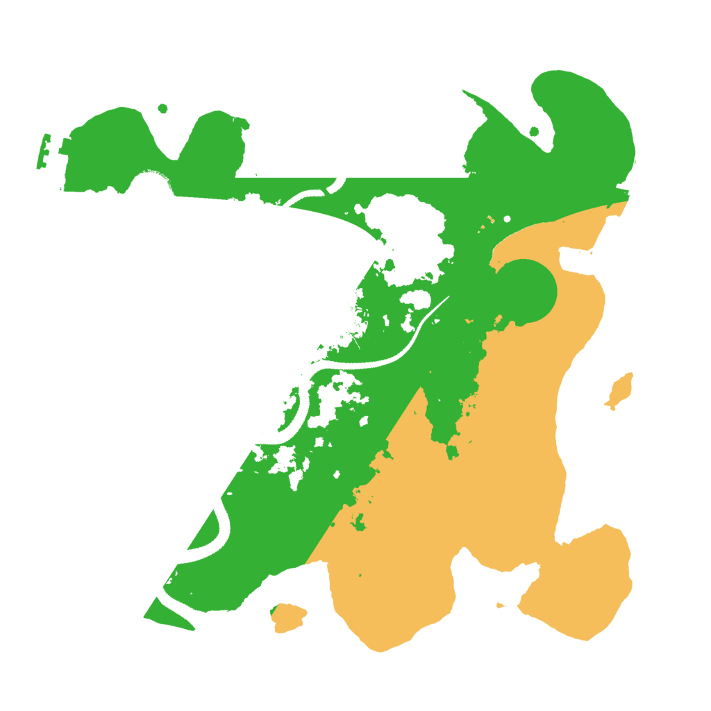 Biome Rust Map: Procedural Map, Size: 3000, Seed: 19573