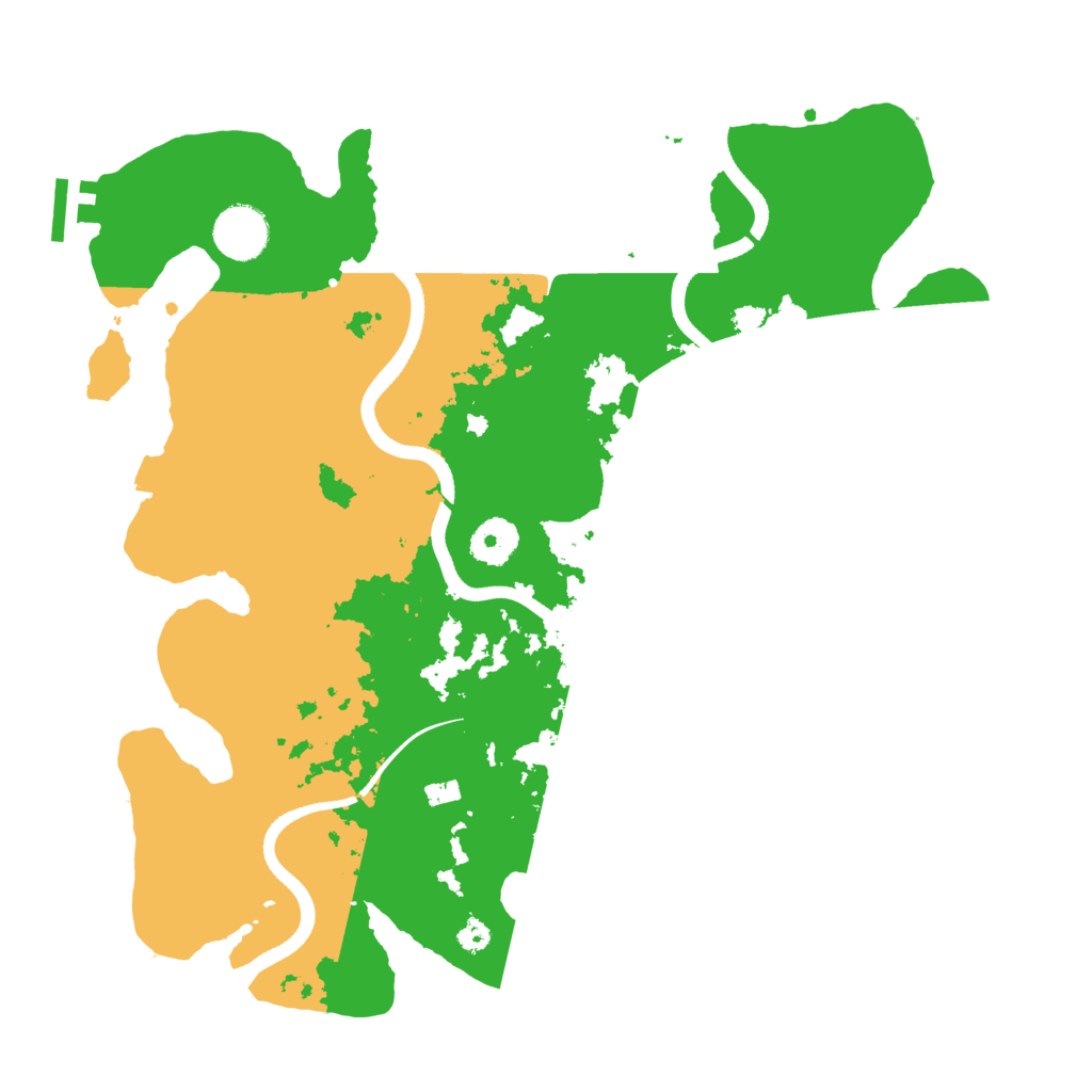 Biome Rust Map: Procedural Map, Size: 3500, Seed: 5367067