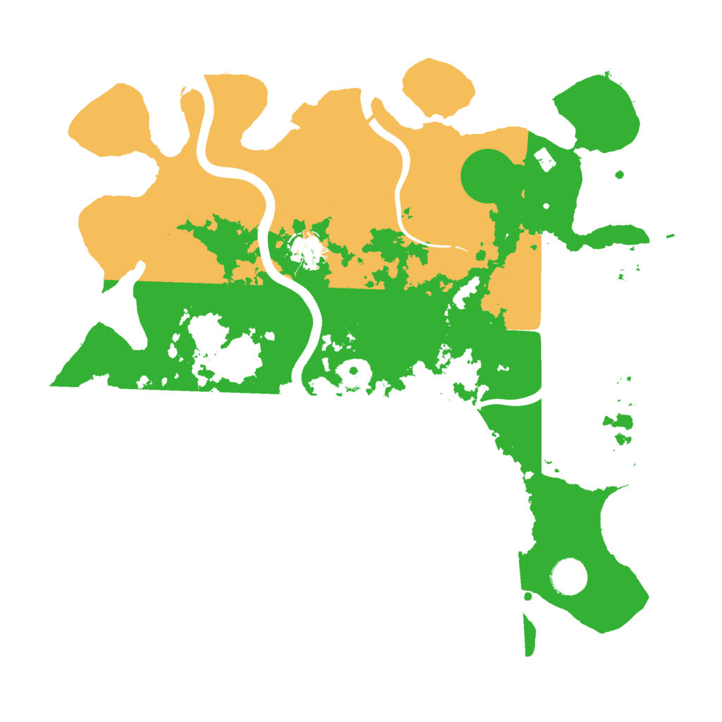 Biome Rust Map: Procedural Map, Size: 3500, Seed: 439891836