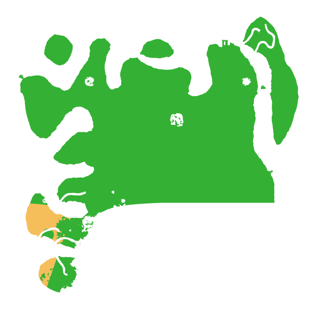 Biome Rust Map: Procedural Map, Size: 3500, Seed: 156976470