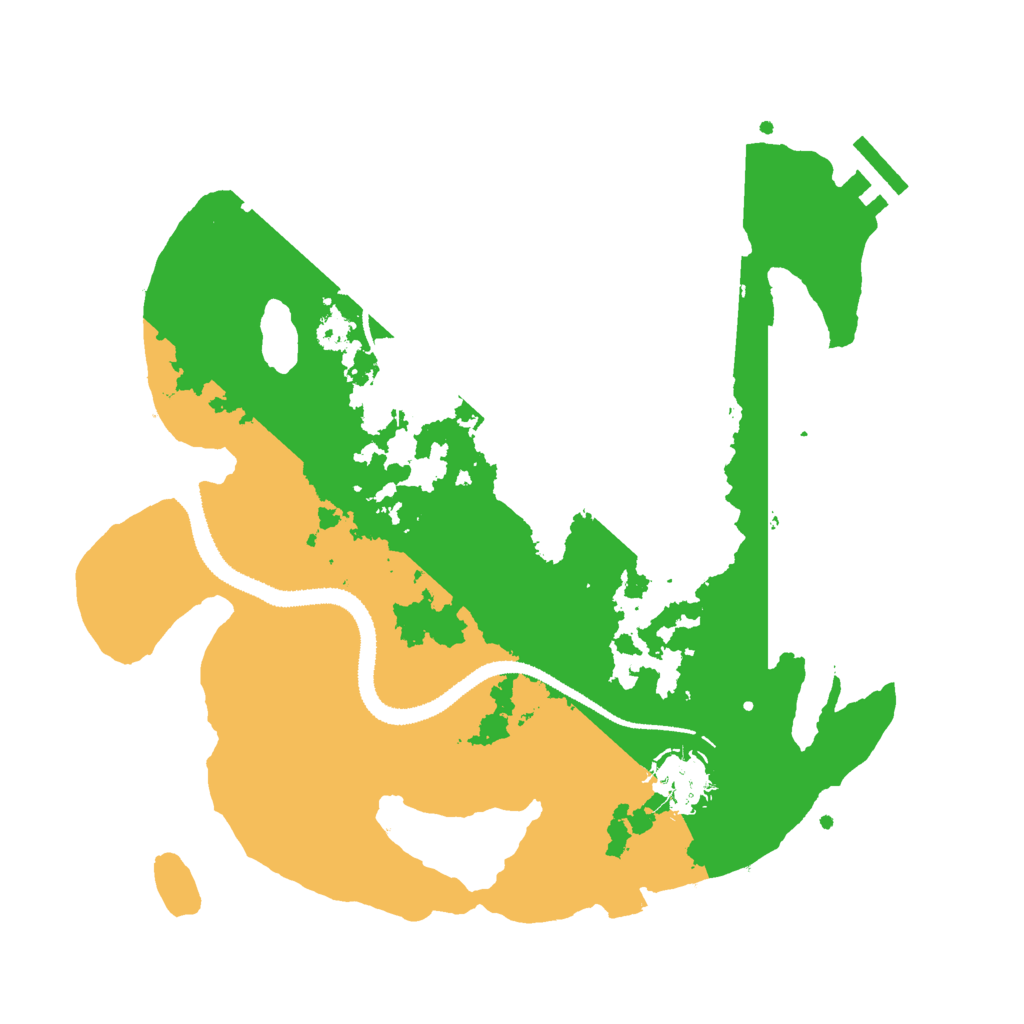 Biome Rust Map: Procedural Map, Size: 3000, Seed: 800680606