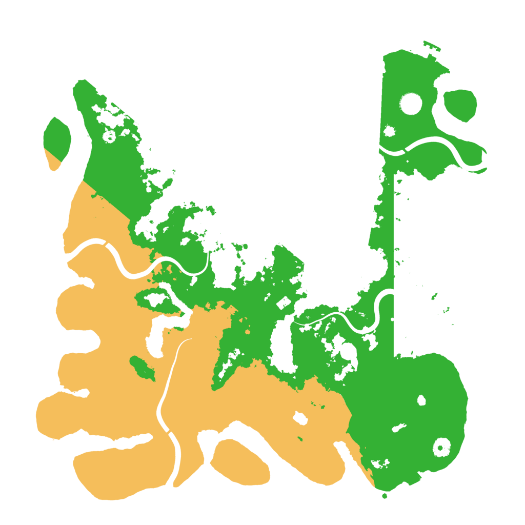 Biome Rust Map: Procedural Map, Size: 4200, Seed: 458750455