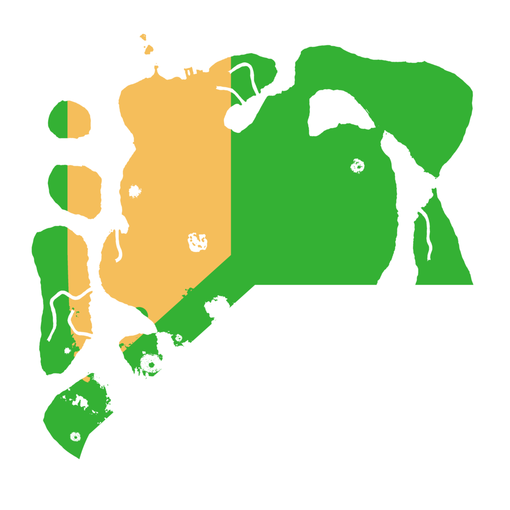 Biome Rust Map: Procedural Map, Size: 3800, Seed: 10607