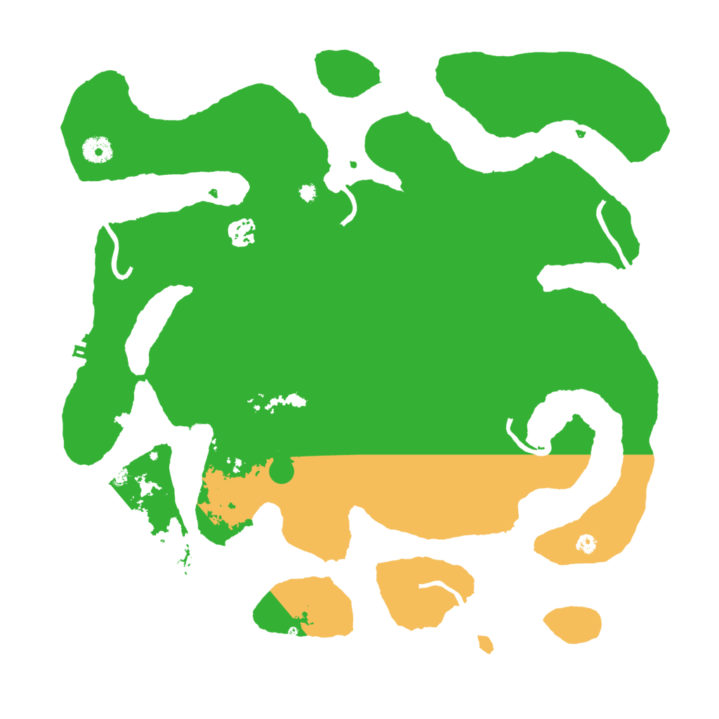 Biome Rust Map: Procedural Map, Size: 3800, Seed: 40607