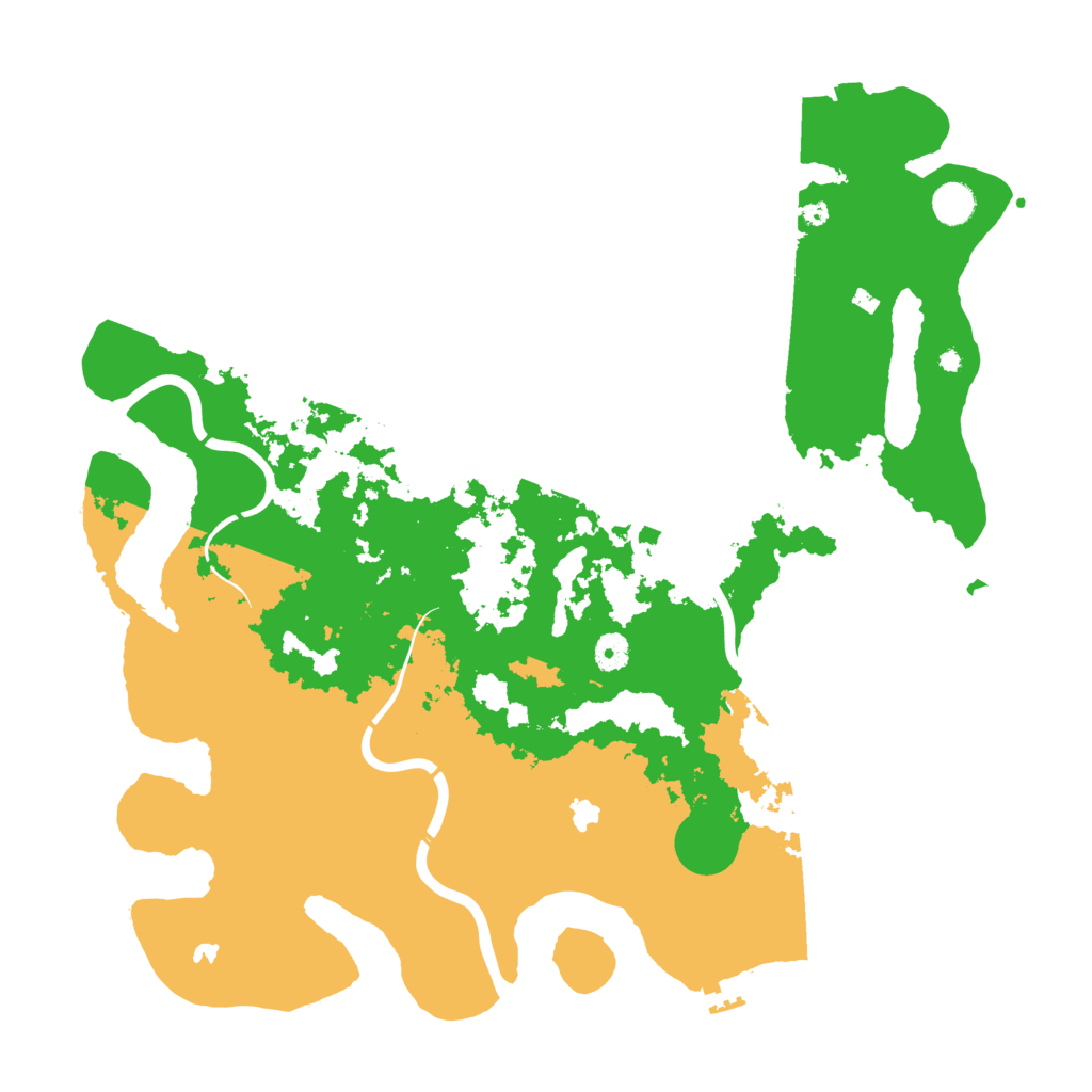 Biome Rust Map: Procedural Map, Size: 4500, Seed: 556204757