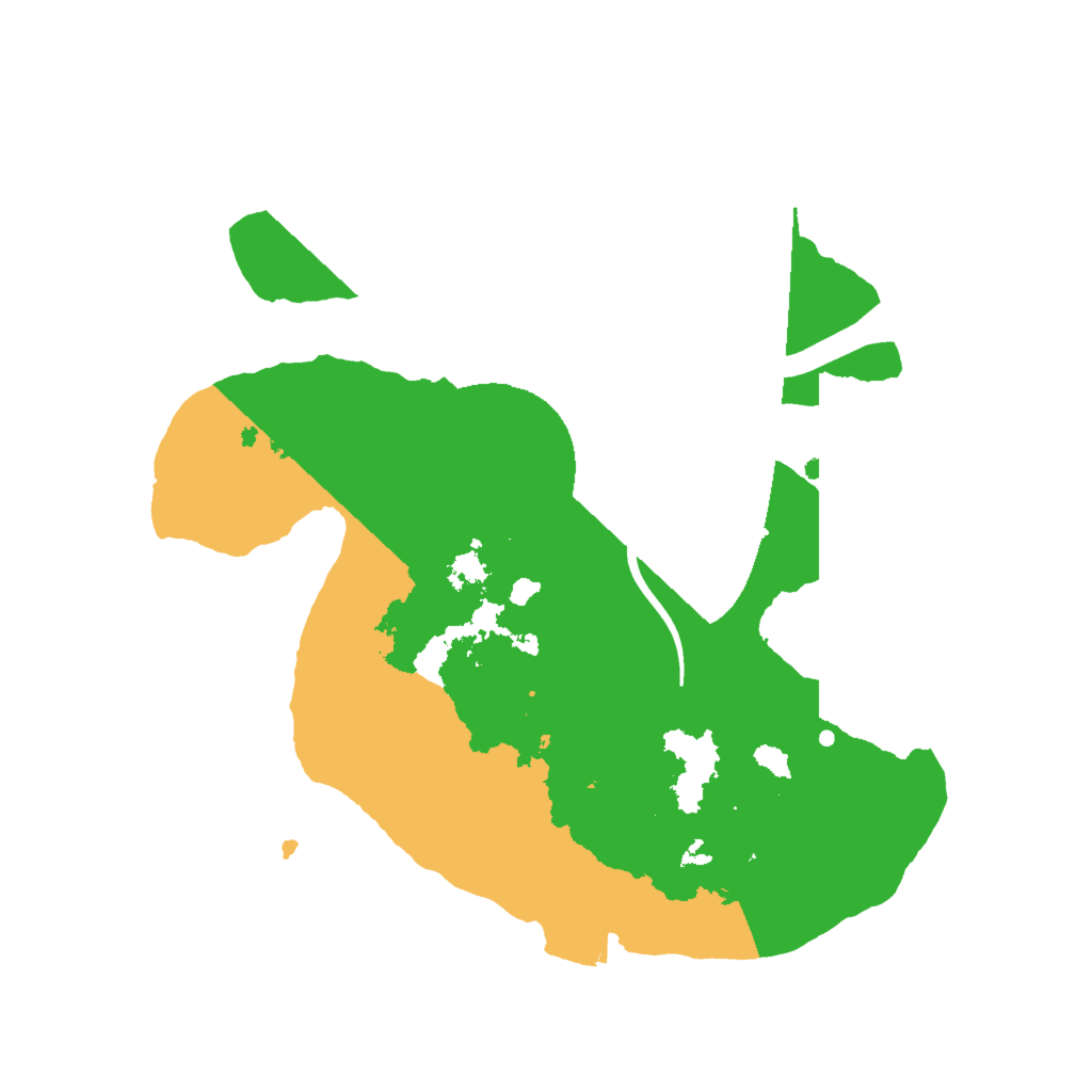 Biome Rust Map: Procedural Map, Size: 2021, Seed: 2145