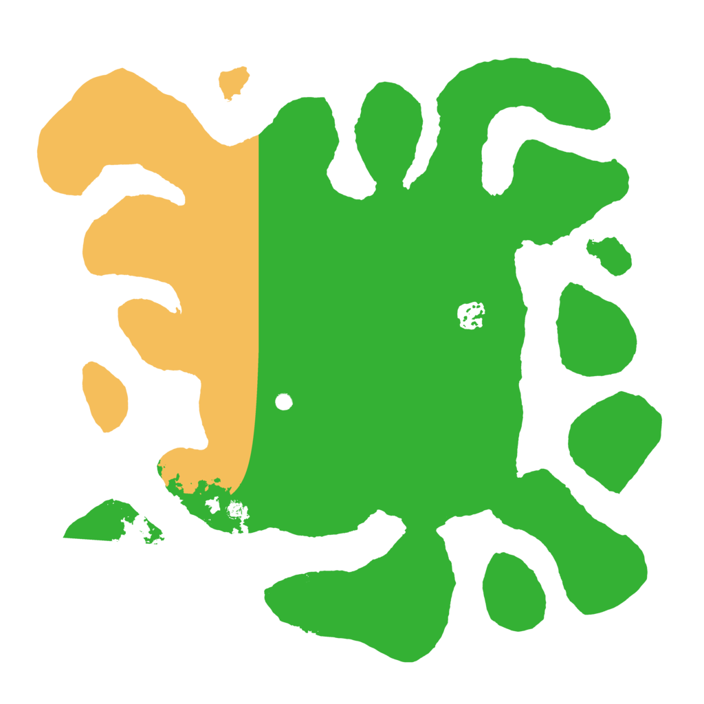 Biome Rust Map: Barren, Size: 3700, Seed: 291244240