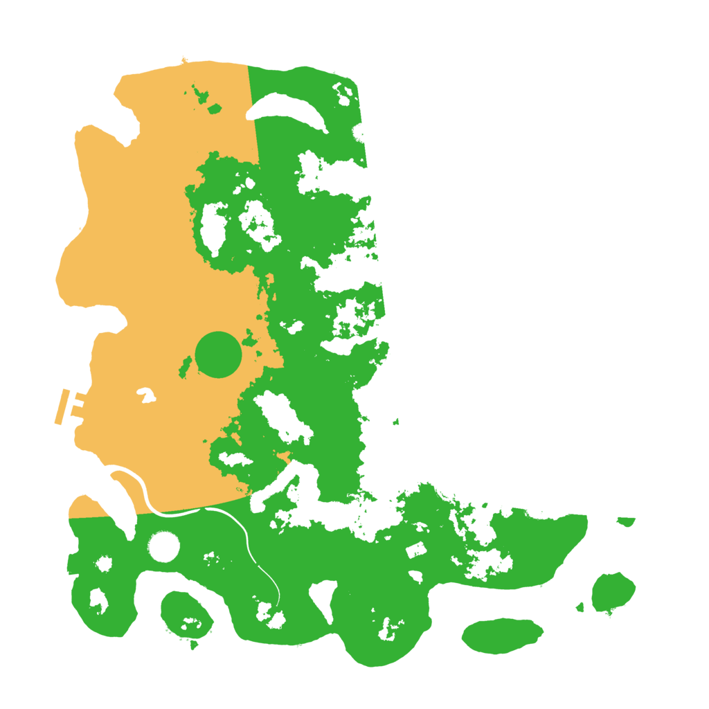 Biome Rust Map: Procedural Map, Size: 4000, Seed: 85320087