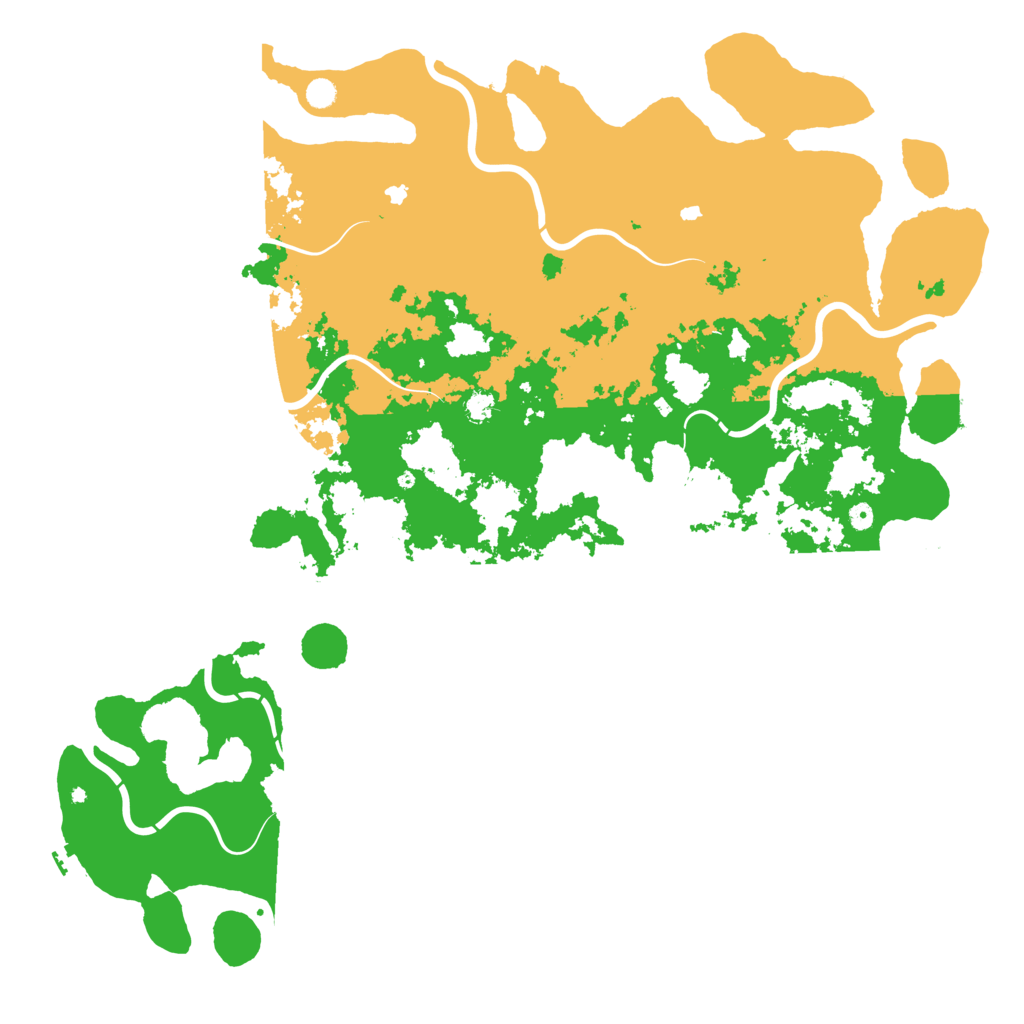 Biome Rust Map: Procedural Map, Size: 6000, Seed: 62141970