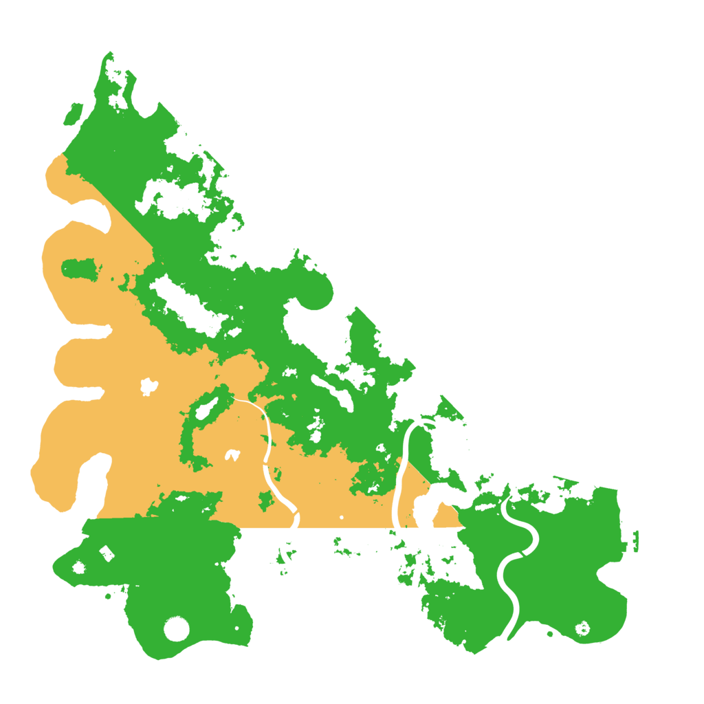 Biome Rust Map: Procedural Map, Size: 5000, Seed: 499099847