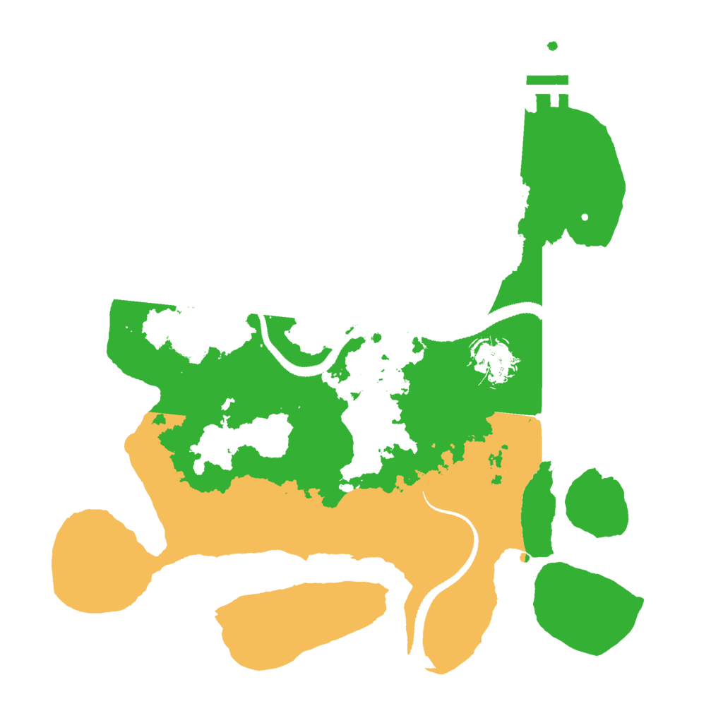 Biome Rust Map: Procedural Map, Size: 3000, Seed: 1895651702