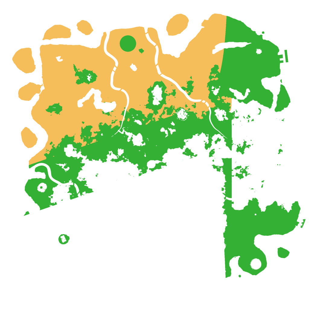 Biome Rust Map: Procedural Map, Size: 5000, Seed: 42231998