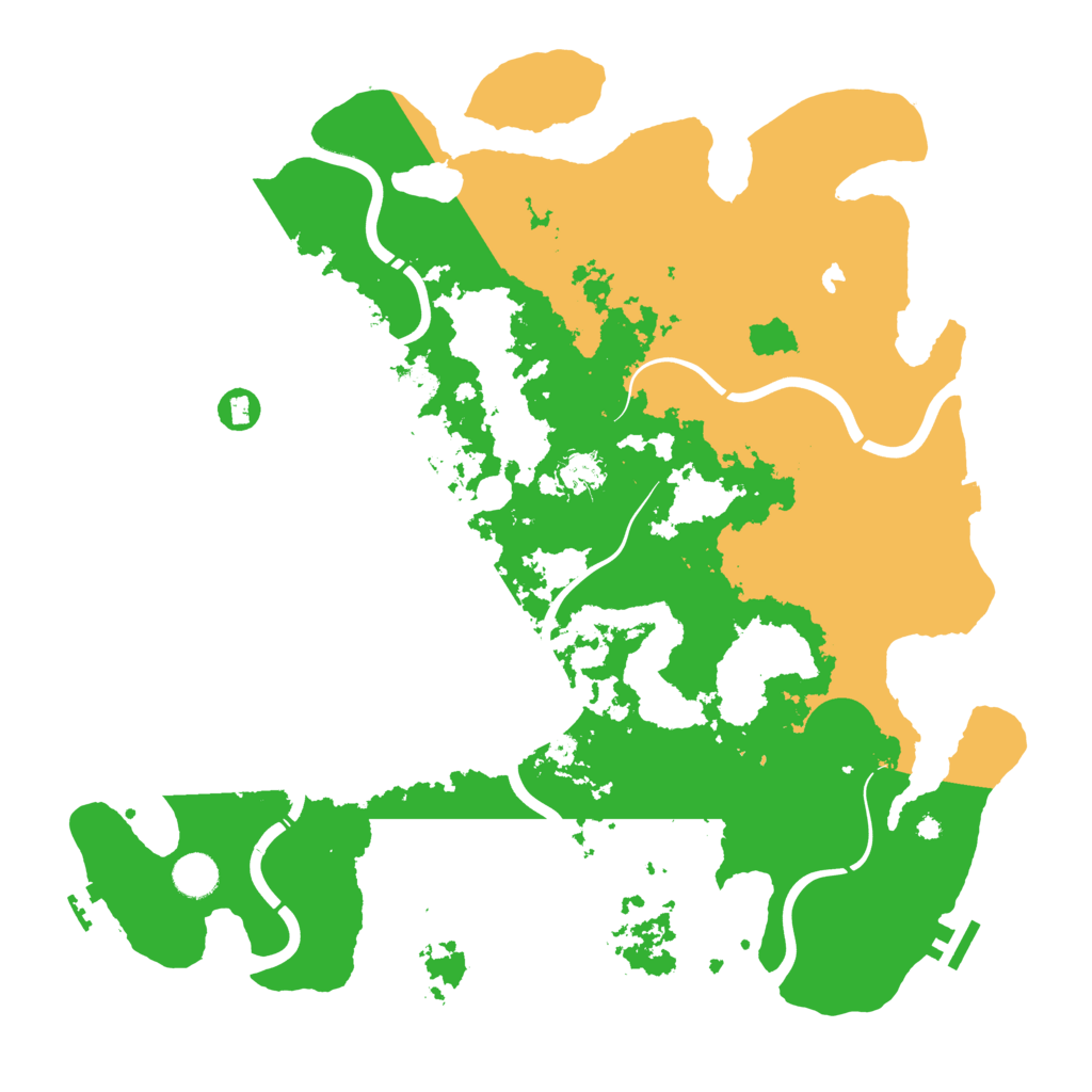 Biome Rust Map: Procedural Map, Size: 4250, Seed: 807447