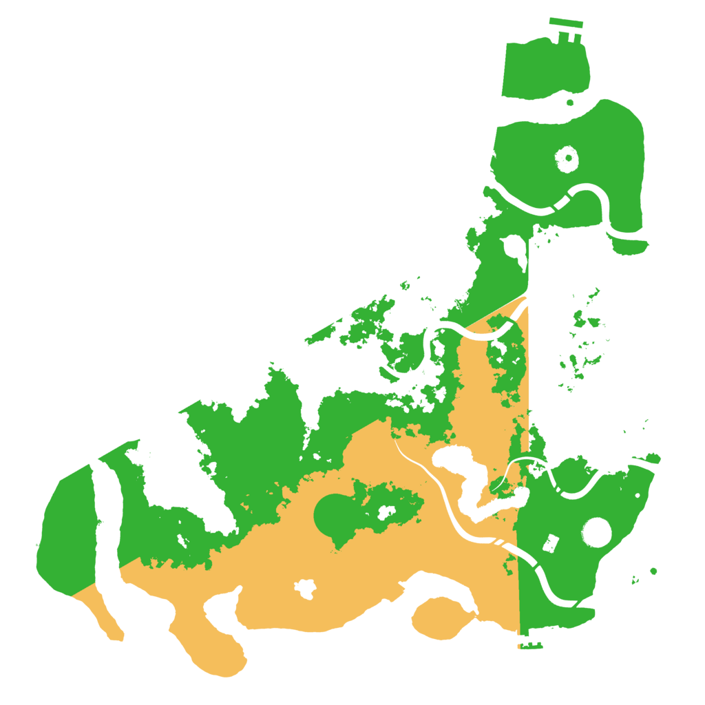 Biome Rust Map: Procedural Map, Size: 4250, Seed: 1331019966