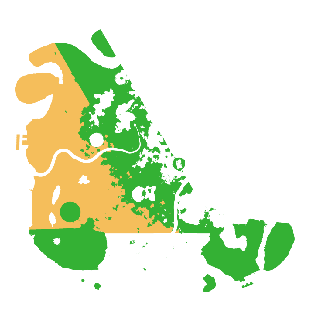 Biome Rust Map: Procedural Map, Size: 4000, Seed: 1897519035