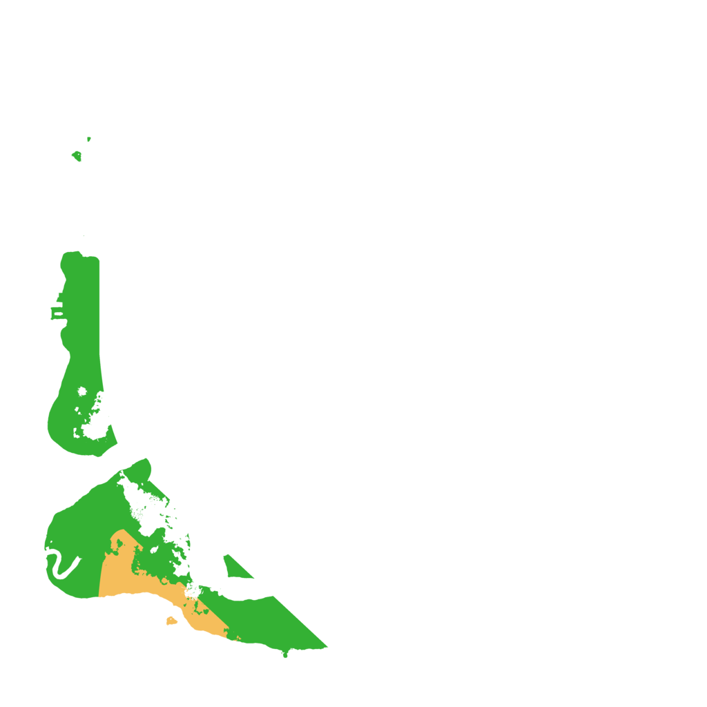 Biome Rust Map: Procedural Map, Size: 3500, Seed: 1023672771