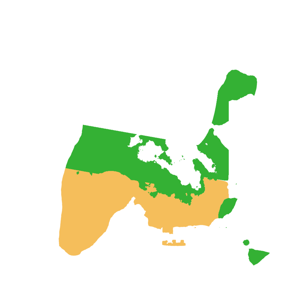 Biome Rust Map: Procedural Map, Size: 2000, Seed: 1751271357