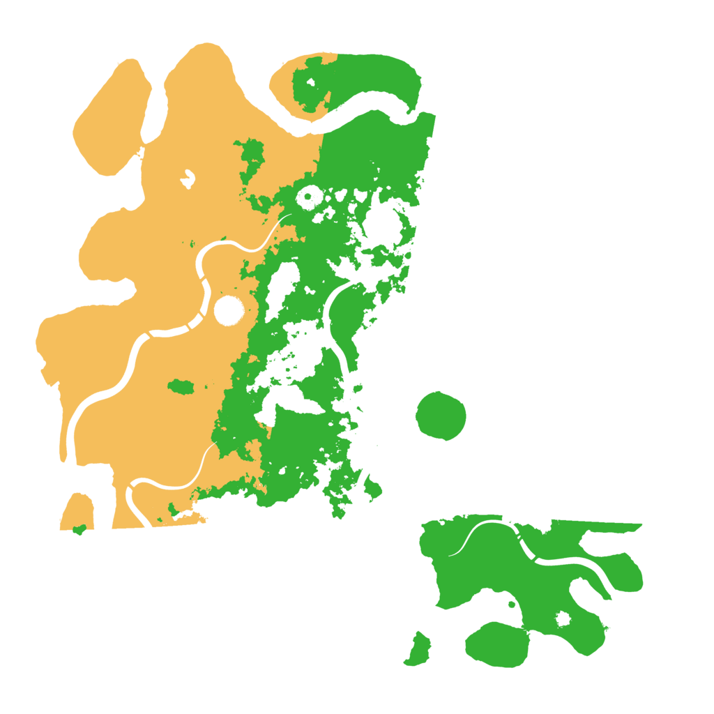 Biome Rust Map: Procedural Map, Size: 4250, Seed: 74868122