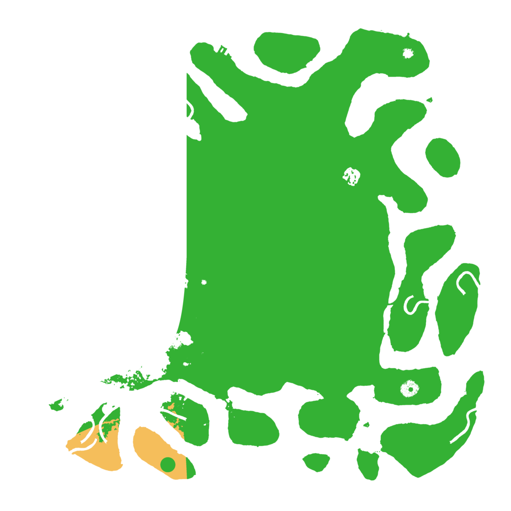 Biome Rust Map: Procedural Map, Size: 4500, Seed: 4645687