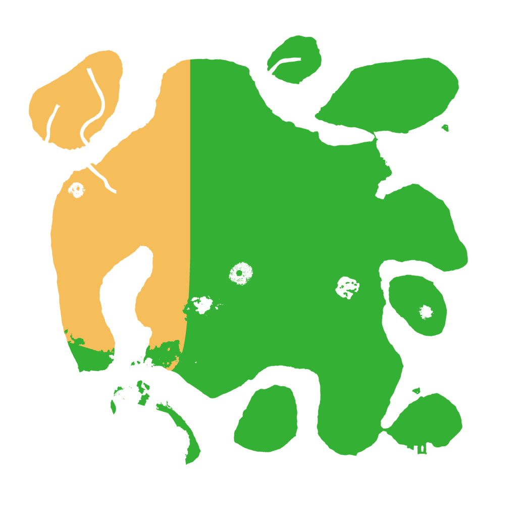 Biome Rust Map: Procedural Map, Size: 3500, Seed: 1570186163