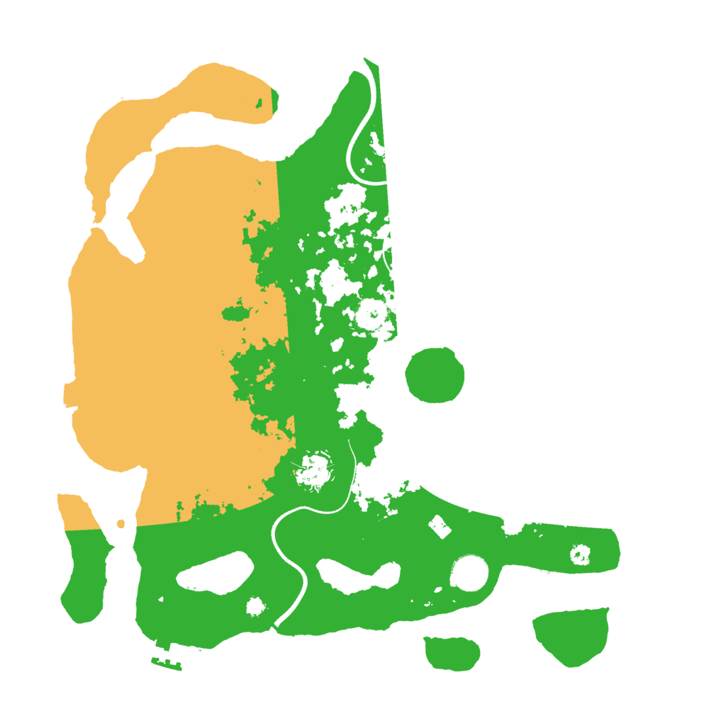 Biome Rust Map: Procedural Map, Size: 3500, Seed: 740272813