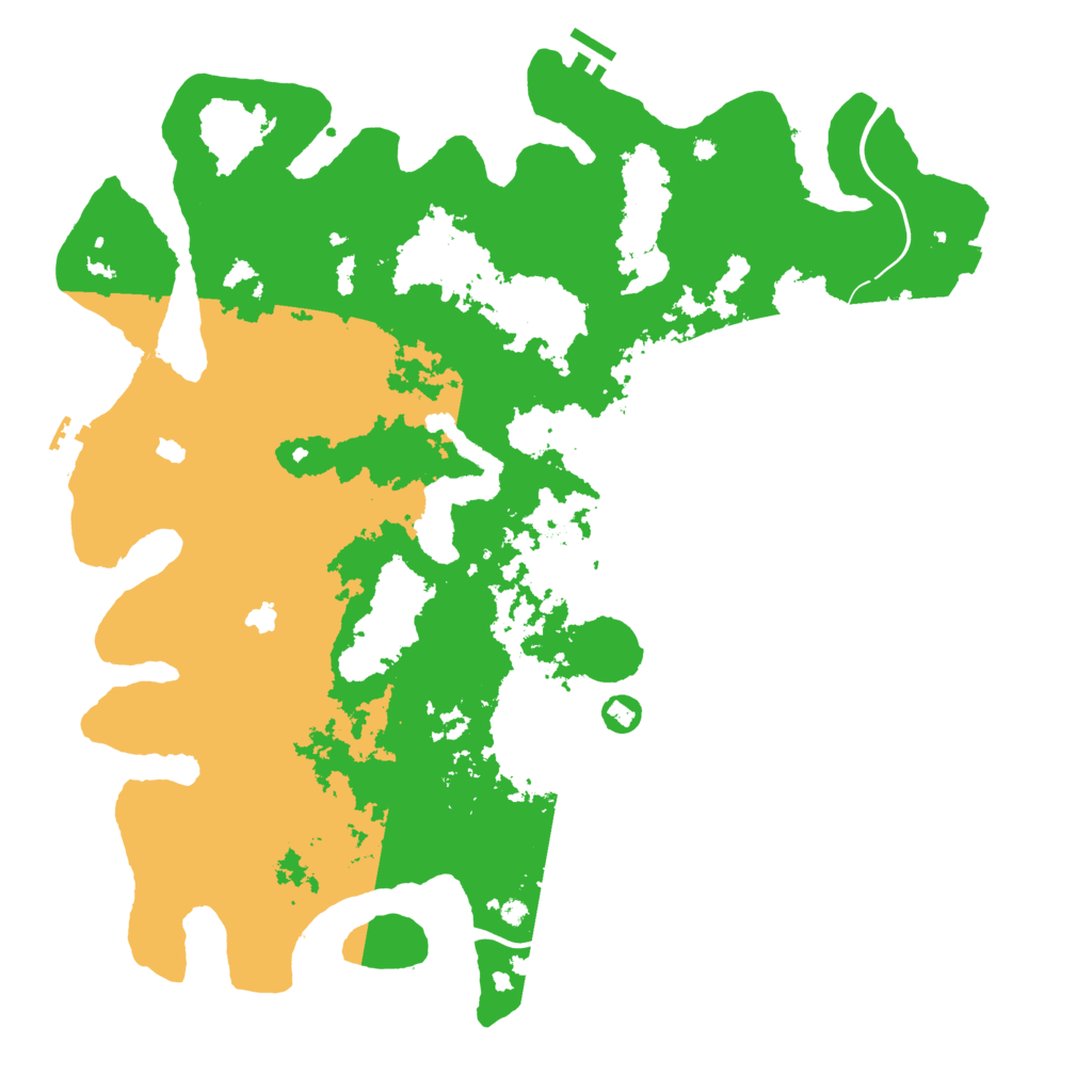 Biome Rust Map: Procedural Map, Size: 4500, Seed: 2136983282