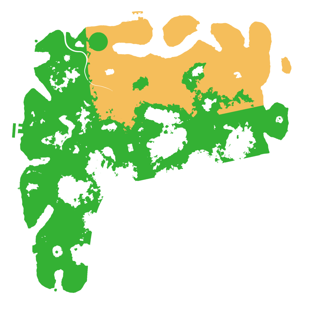 Biome Rust Map: Procedural Map, Size: 4500, Seed: 7101718