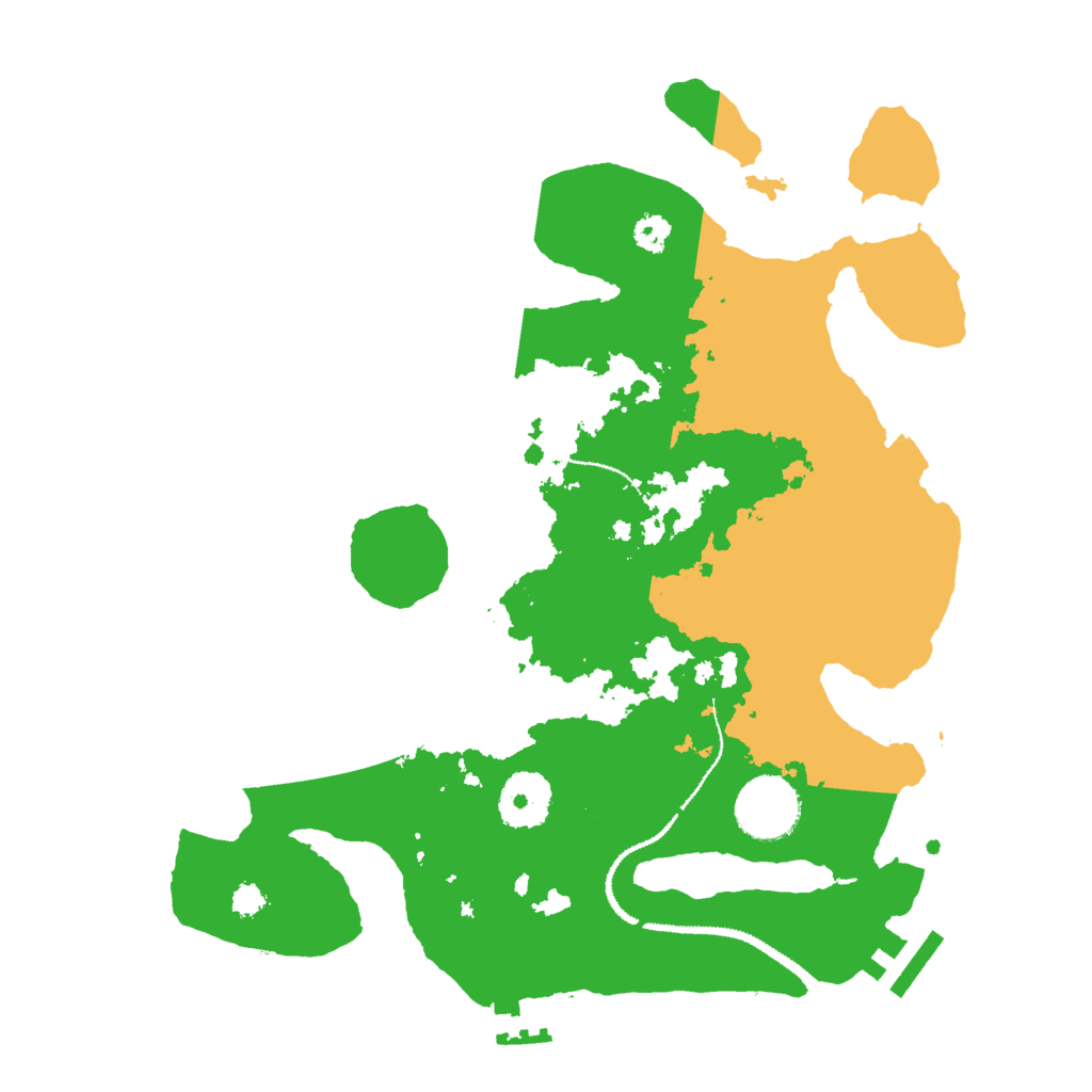 Biome Rust Map: Procedural Map, Size: 3000, Seed: 1922154312