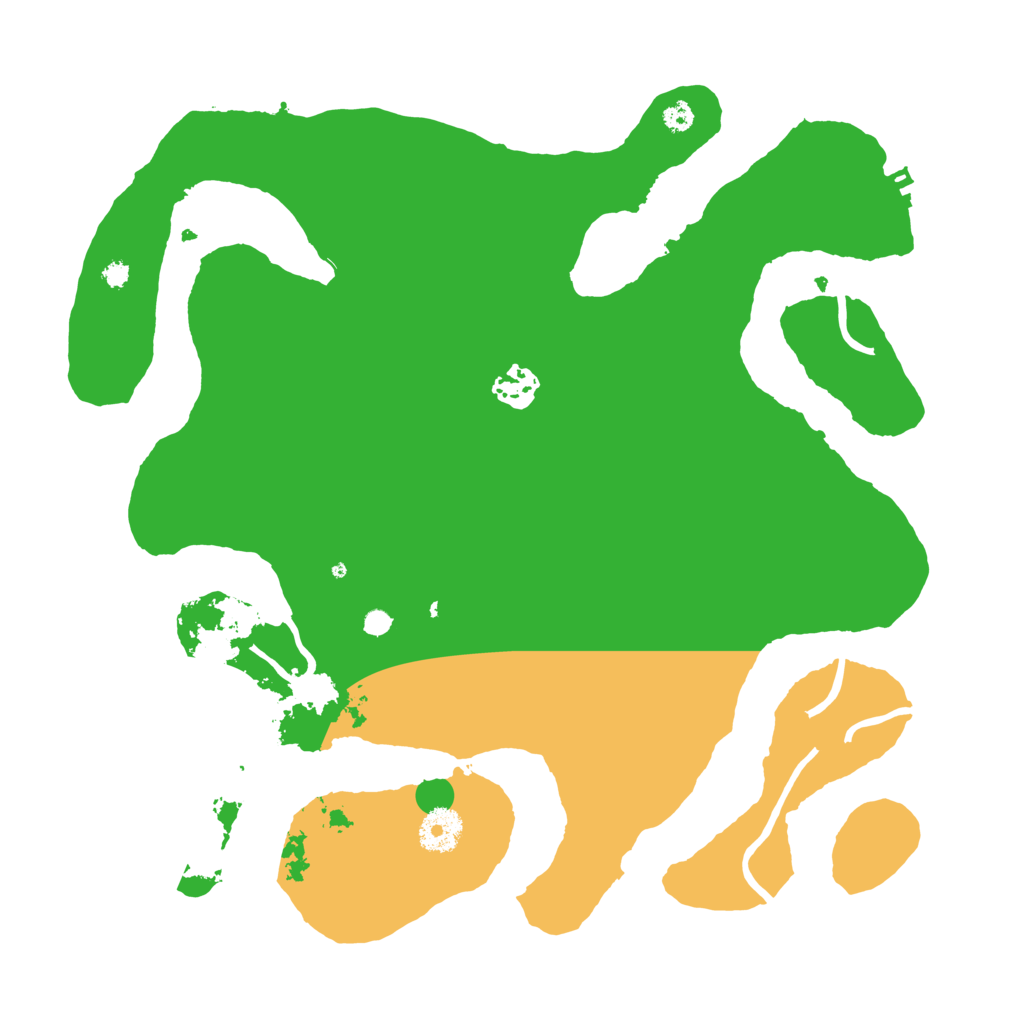 Biome Rust Map: Procedural Map, Size: 3500, Seed: 98643325