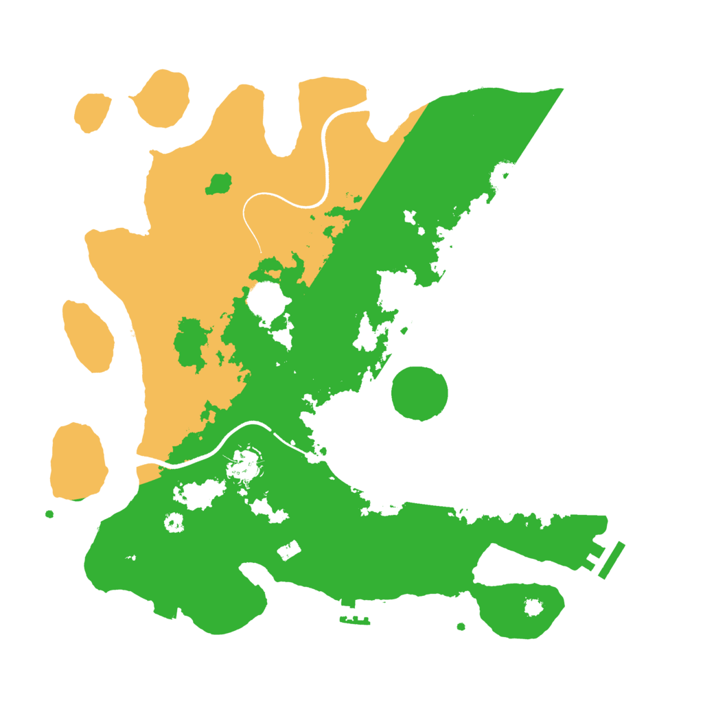 Biome Rust Map: Procedural Map, Size: 3500, Seed: 1020836808