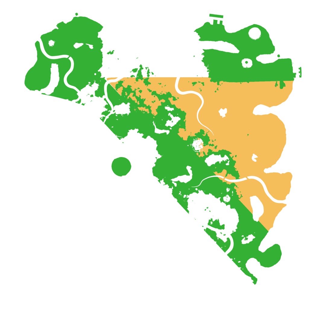 Biome Rust Map: Procedural Map, Size: 4500, Seed: 725433220